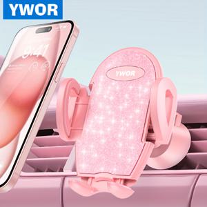 TEMU YWOR 차량용 휴대폰 홀더, [두꺼운 케이스 호환] 핸즈프리 차량용 휴대폰 거치대, 아이폰, 삼성 및 스마트폰 호환