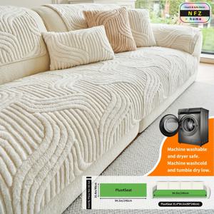 TEMU 1개 고급 두꺼운 부드러운 슈 벨벳 미끄럼 방지 소파 패드, 단색 겨울용, 반려동물 친화적, 세탁기 사용 가능, 2/3/4/5인용 & 모듈러 소파에 적합, 홈 데코레이션을 위한 완벽한 선물, 쉬운 설치, 내구성 강함, 소파 위치 조정 패드,가구 커버,플러시 질감,보호 스타일,찢어지지 않는 소재,세탁기 사용 가능한 원단|소파|3인용쇼파|소파패드