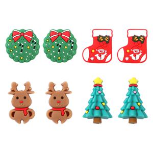 TEMU 8개 뜨개질 바늘 막이 - 크리스마스 트리 & 엘크 디자인, 튼튼한 플라스틱 팁 보호대 (코바늘 & 뜨개질용), 테마, 공예, 재봉 보관에 적합