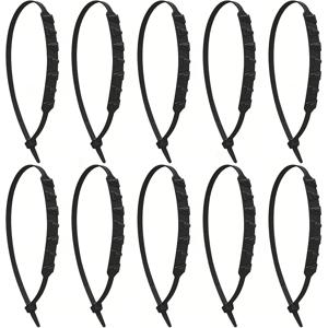 TEMU 10개입 전기 자전거 스노우 체인 - 미끄럼 방지 표면의 강력한 겨울 타이어 그립, 전기 자전거 호환, 전천후 제동, 설치 불필요|전기자전거