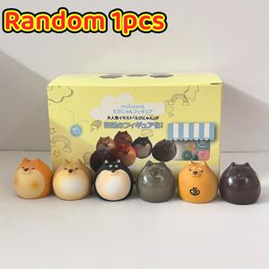 TEMU 귀여운 시바견 피규어 - 치비 스타일 컬렉터블 PVC 종 조각상 (베이지/브라운/블랙), 미니 데스크탑 장식, 집, 차, 선반용 - 시바견 애호가를 위한 완벽한 선물