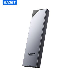 TEMU EAGET SE630D NVME SATA M.2 SSD 인클로저 어댑터, USB 3.2 Gen 2 (10 Gbps) NVME PCI-E SATA M-Key/(B+M) 키 솔리드 스테이트 드라이브 외부 인클로저 (알루미늄 재질), 2230/2242/2260/2280 사이즈의 SSD를 위한 UASP 트림 지원