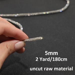 TEMU 2야드 라인스톤 스트링 스팽글 4mm 파이프 장식 - 주얼리 제작, 팔찌, 목걸이, 신발끈, 가방 스트랩 재료 - 비즈 와이어 및 스레드, 주얼리 제작 용품, 공예 용품, 장식 스팽글, 내구성 좋은 스레드