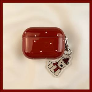 TEMU 에어팟 1/2/3/4/Pro/Pro 2/Pro 3용 보호 케이스, 리본 디자인, 모든 이어버드 호환, 스크래치 방지, 정밀 핏