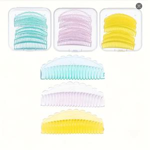 TEMU 8개/4사이즈 자가 접착 무접착 속눈썹 리프트 패드 & 펌 로드 - J&L, B&D 컬에 적합한 재사용 가능한 부드러운 속눈썹 리프트 실드 - 볼륨, 컬 정의를 위한 한국 뷰티 도구