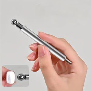 TEMU 전문가 및 가정용 자석 네일 아트 도구 - 3D 고양이 눈 디자인, 자석 베이스, 정밀 네일 아트 펜 (매니큐어, 페디큐어, 스파, 네일 기술 용품, 살롱 전문가용), 고품질 소재, 세련된 디자인, 뷰티 매니아