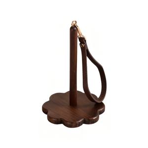 TEMU 조절 가능한 크로스바디 스트랩 & 360° 회전 가능한 실 홀더가 있는 나무 손목 실 보관대 - 휴대용 실 볼 미너, 뜨개질 및 코바늘 공예용 핸즈프리 정리함 (후크용) - 뜨개질 선물로 이상적