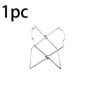 TEMU 1개 헤비듀티 스테인리스 접이식 쓰레기봉투 홀더 & 디스펜서 스탠드 - 원터치 접근, 공간 절약형 주방/야외 정리대, 위생적인 핸즈프리 작동, 봉투 호환 (접착제/테이프 부착 불필요)|쓰레기통