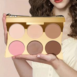 TEMU 1개 여성용 메이크업 팔레트 핸드백 - 립스틱 & 아이섀도우 홀더가 있는 톤 케이스, 멀티 컬러 팔레트 디자인, 지퍼 클로저, 컴팩트하고 넉넉한 메이크업 정리함, 데일리 사용, 여행, 뷰티 애호가를 위한 선물 (핑크)