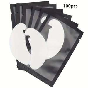 TEMU 100개 속눈썹 연장 패드 (라쉬 리프트용) - 아이 마스크 뷰티 도구 키트, 전기 불필요, 내구성 및 위생적, 속눈썹 강화에 적합, 속눈썹 기술 용품, | 아이 마스크|내구성 좋은 속눈썹 패드, 속눈썹 연장