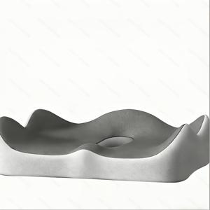 TEMU 차량 및 사무실 의자용 인체공학적 메모리폼 시트 쿠션 | 부드러운 폴리에스터 커버, 손세탁 가능, 혼합 색상, 압력 완화 및 허리 지지 디자인, 편안한 장시간 앉기, 스타일리시하고 내구성, 로고 없음