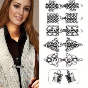 TEMU 스웨터 클립 5개 세트 - 여성용 스웨터, 숄, 셔츠, 드레스 고정용