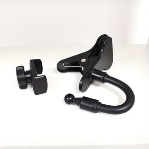 TEMU 360° 회전 고오스넥 휴대폰 거치대 - 고강도 ABS 클립 마운트, 360° 회전 베이스, 비디오 시청, 온라인 강의, 게임을 위한 인체공학적 디자인 - 스마트폰, 태블릿, 데스크탑 호환 - 가정, 사무실에 적합