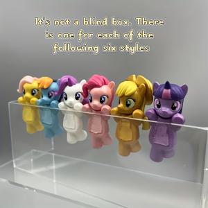 TEMU 6피스 귀여운 캐릭터 피규어 장식 세트, 6종 캐릭터 포함, OPP 백 포장, 휴대폰, TV, 컴퓨터, 책상, 책장, 옷장, 침실, 거실 장식에 이상적. 개학, 졸업, 크리스마스, 할로윈 파티 선물 또는 수집용으로 완벽|책상