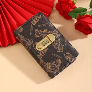 TEMU 패스워드 잠금 기능이 있는 레트로 100일 저금 챌린지 북 - 방수 및 방습 3링 바인더, 사진, 스탬프, 영수증을 위한 대용량 정리함 - 사무실 및 가정용으로 이상적, 사진 앨범 | 빈티지 미학 | 내구성 있는 커버