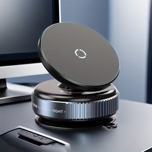 TEMU 차량, 헬스장, 거울 및 모든 매끄러운 표면에 적합한 진공 흡착 베이스가 있는 범용 조절식 자석 휴대폰 거치대|그립톡|핸드폰거치대