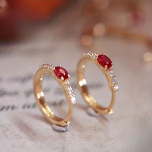 TEMU 2개 빈티지 우아한 후프 귀걸이 (합성 시리콘 조르키아 포함) - 저자극성, 파티, 뮤직 페스티벌, 기념일에 완벽한 클래식 링 디자인, 선생님, 신학기, 생일 선물로 완벽한 선물|링귀걸이