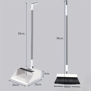 TEMU 3-in-1 가정용 청소 키트 (부드러운 솔, 먼지집 & 브러쉬 세트) - 보풀 방지 디자인, 인체공학적 그립, 튼튼한 플라스틱 손잡이, 가정, 사무실, 학교 & 기숙사에 적합, 청소 용품 | 현대적인 청소 도구 | 튼튼한 플라스틱 손잡이