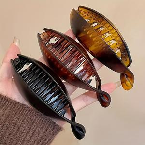 TEMU 3개 대형 매트 / 헤어 클립 - 빈티지 수직 포니테일 바레트, 땋은 머리, 업스타일, 번스에 적합 - 여성용 헤비듀티 미끄럼 방지 헤어 액세서리