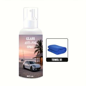 TEMU 차량 앞유리 안개 방지 스프레이 | 내구성 좋은 디프로스터, 선명한 시야, 방수 - 안경, 헬멧, 유리 문에 안전