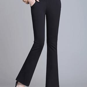 TEMU 여성 봄 정장 부츠컷 팬츠 데일리 캐주얼 슬림소녀 SLIM GIRL