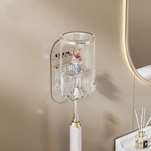 TEMU 로즈소녀하우스 거꾸로 무타공 칫솔걸이 거치대 양치컵 홀더 세트