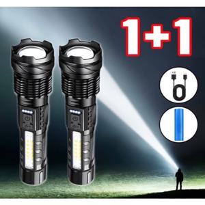 TEMU 2개의 옷,높낮이 밝기 조절 옥외 손전등，할로윈 선물, 크리스마스 선물, 설 선물