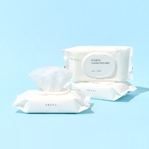 TEMU [10개] 비데 물티슈 60매 x 10EA