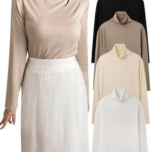 TEMU [파라고나] 여성 소프트 반목 긴팔 티셔츠