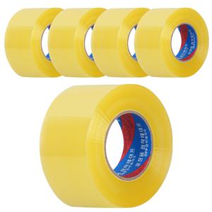 TEMU 위어라 코멧 더 길어진 경포장용 투명 박스테이프 100m, 5개