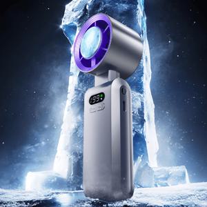 TEMU 휴대용 급속냉각 에어컨 손 선풍기 초강력 199단조절 손 선풍기 무선 USB 충전식 쿨링 핸드 선풍기