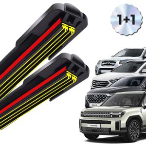 TEMU 1+1 트리플X2 싼타페 전차종 와이퍼 블레이드 윈도우브러쉬