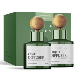 TEMU 1+1 오브제 차량용 디퓨저 82ml (10종향) 방향제 자동차 선물 생일 고급 명품