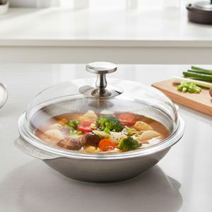 TEMU 아이젠베르그 무연마 스텐 304 스키야키 전골냄비 3종 택 (18cm 20cm 24cm)