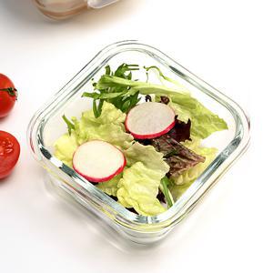 TEMU 6개 세트, 320ml 고투명 유리 냉동실 보관 용기 (뚜껑 포함) - 누수 방지 도시락 용기, 전자레인지 & 식기세척기 사용 가능, 오븐용 밀폐 식품 보관 용기