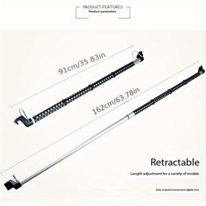 TEMU 다용도 접이식 스테인레스 스틸 자동차 건조 옷걸이|행거