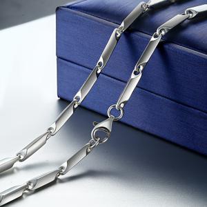 TEMU 1개 남성용 Y2K 스타일 무색상 실버 목걸이 - 우아한 기하학적 디자인, 로브스터 클라스프, 내구성 강함, 알레르기 프리, 캐주얼 또는 포뮬러 행사에 완벽