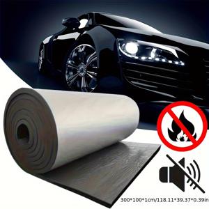 TEMU 118*39인치 자체 접착 고밀도 방화 방음 방화 방음 천장 침실 자동차 소음 패드