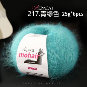 TEMU 6묶음 알파카 및 말모, 초극세사 말모, 다양한 색상으로 직조된 울모, 스웨터, 스카프, 숄 뜨개질용, 수제 털실 공, 다양한 색상 옵션, 털실 재료.