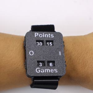 TEMU 휴대용 크리켓/테니스/패드 스코어링 손목밴드 - 즉각 점수 기록, 손목밴드 카운터, 메모리 손실 없음, 싱글/더블 경기 호환 - 코치, 심판, 선수용 (화이트/블랙) - 점수 기록 액세서리 및 패드 용품, 게임 점수 추적기,컴팩트 트래커,휴대용 디자인,고품질 카운터,스마트 스코어 트래커,싱글 및 더블 호환 가능,테니스 선수들
