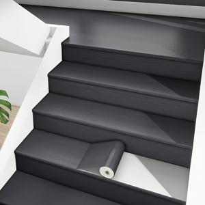 TEMU 레트로 블랙 디자인 계단 데칼 - 미끄럼 방지 자가 접착식 장식 스티커 (바닥, 테이블, 의자, 문틀, 창문 등 표면용) - 홈 개선 패치, 무광택 질감, 가구 | 미적 업그레이드 |