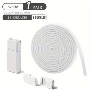 TEMU COSYLEE 자석 묶을 필요 없는 신축성있는 신발끈 - 1쌍, 패셔너블 & 쉬운 운동화 및 부츠용, 게으른, 스포츠 신발에 적합