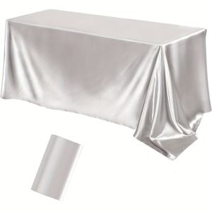 TEMU 할로윈, 크리스마스 폴리에스터 테이블보, 다양한 색상 제공, 웨딩, 생일 파티 테이블 장식용