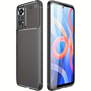 TEMU 휴대폰 케이스 - 소프트 TPU 커버 (Xiaomi Redmi Note 11S, 11 Pro, 12 4G, 12, 13 Pro Plus 5G 호환), 비즈니스 스타일