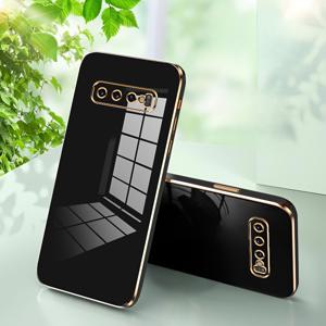 TEMU 휴대폰 케이스 - 삼성 갤럭시 S10/S10Plus/S10Lite/A91/M80S/S8/S8Plus/S9/S9Plus/G975F/G975U/G973F 호환, 남녀 모두에게 적합한 스타일리시한 충격 방지 폰 커버! 블랙, 화이트, 그린, 블루 색상으로 제공됩니다.