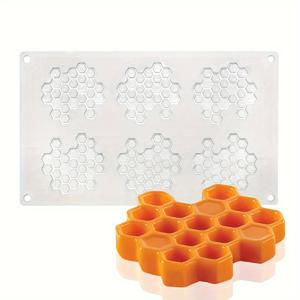 TEMU 사탕, 무스, 케이크 장식용 실리콘 벌집 성형 세트 - 다양한 크기의 벌집 성형으로 베이킹 및 캔들 제작에 적합 - 다재다능한 플라스터, 디저트 제작 성형 - 크리스마스, 할로윈, 부활절, 한국, 추수감사절에 이상적