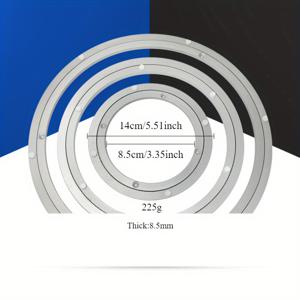 TEMU 화이트웨어 내구성이 뛰어나고 부드러운 알루미늄 턴테이블, 알루미늄 합금 턴테이블, 식탁 턴테이블, 가구 턴테이블, 저소음 식탁, 알루미늄 턴테이블