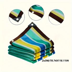 TEMU UV 차단 야외 그늘망 - 캠핑, 파티오, 정원용 91-광 차단 강력한 선쉐이드 캐노피, 통기성 메쉬 - 녹색, 정원 그늘 세일, 쉐이드 소크, 라슬 쉐이드 네트, 선쉐이드 야외, 야외 그늘 천