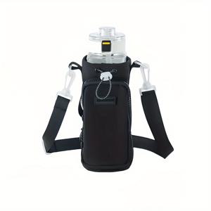 TEMU 핸즈프리 물병 홀더 겸 휴대폰 호환 크로스바디 팩 - 스마트폰, 야외, 헬스장용 하이드레이션 시스템 - 핸즈프리 음료 및 기기 사용 (무선) - 남녀공용