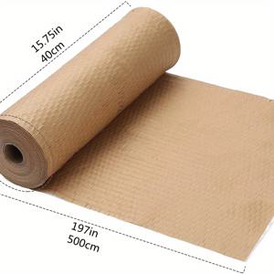 TEMU 브라운 벌집 포장지, 오리지널 컬러 벌집 운송 포장, 폼 쿠션 포장재, 선물 포장지, 재활용 가능한 재료.